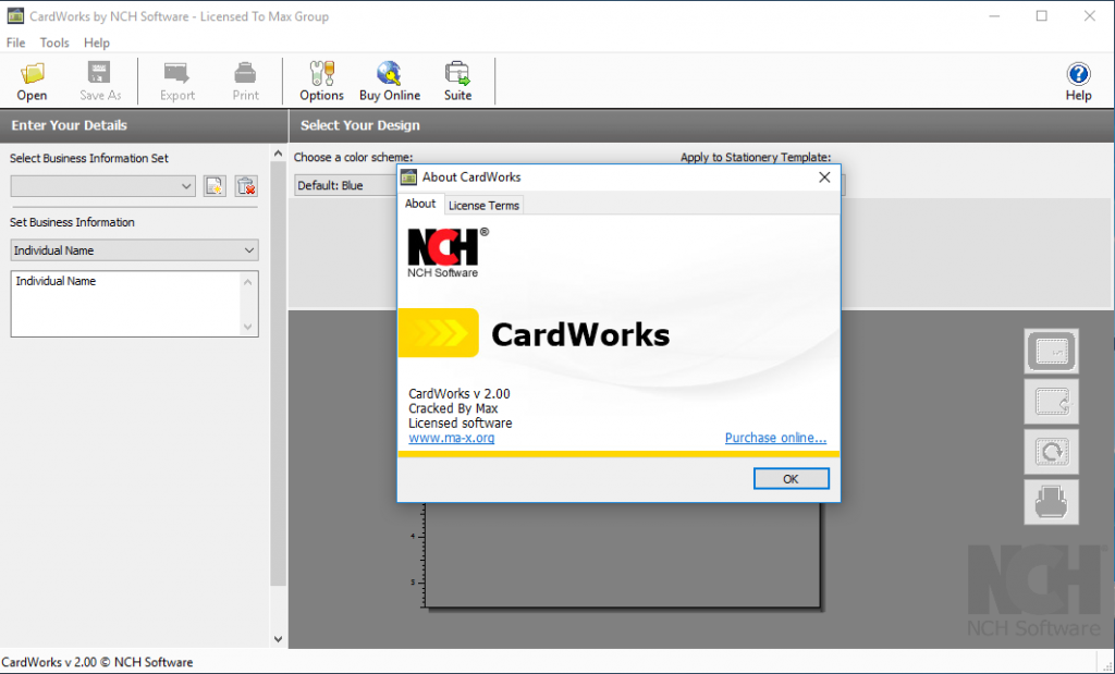 CardWorks Business Card v 2.00 Cracked By Max