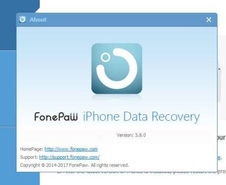 FonePaw iPhone data recovery v5.0.0 By Max