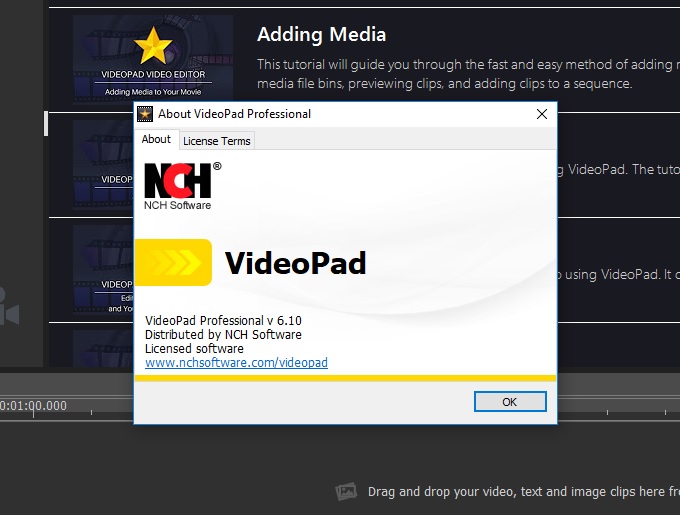 videopad video editor professional registration code