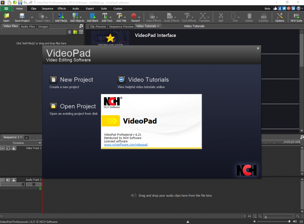 download the last version for iphoneNCH VideoPad Video Editor Pro 13.51