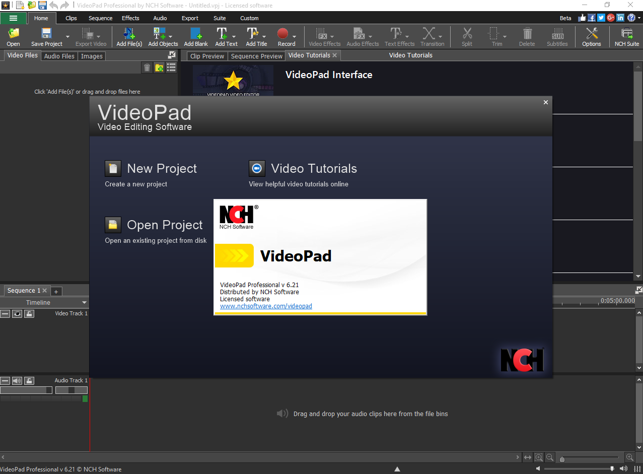 instal the new NCH VideoPad Video Editor Pro 13.51