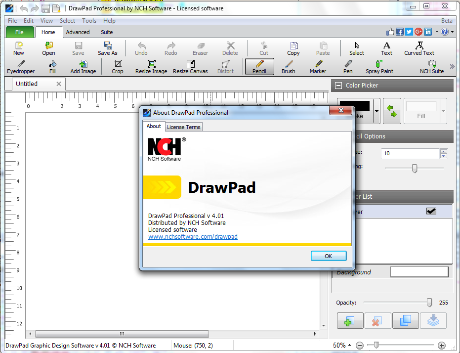 NCH DrawPad Pro 10.43 download the new version