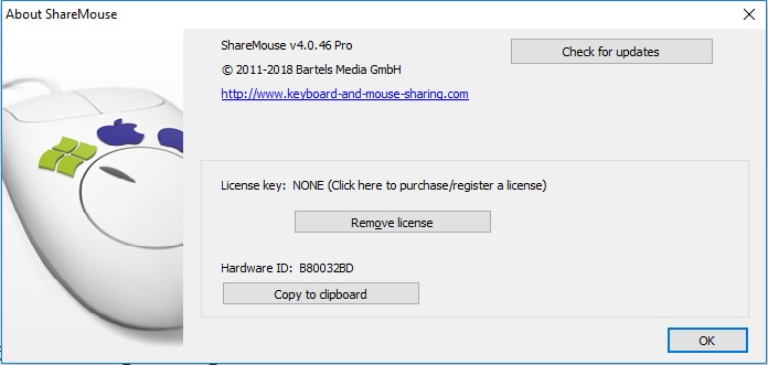 uninstall sharemouse