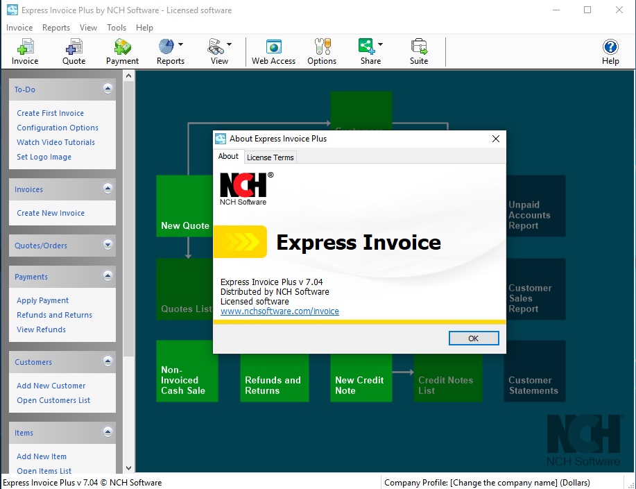 Express invoice invoicing software mac os x updates