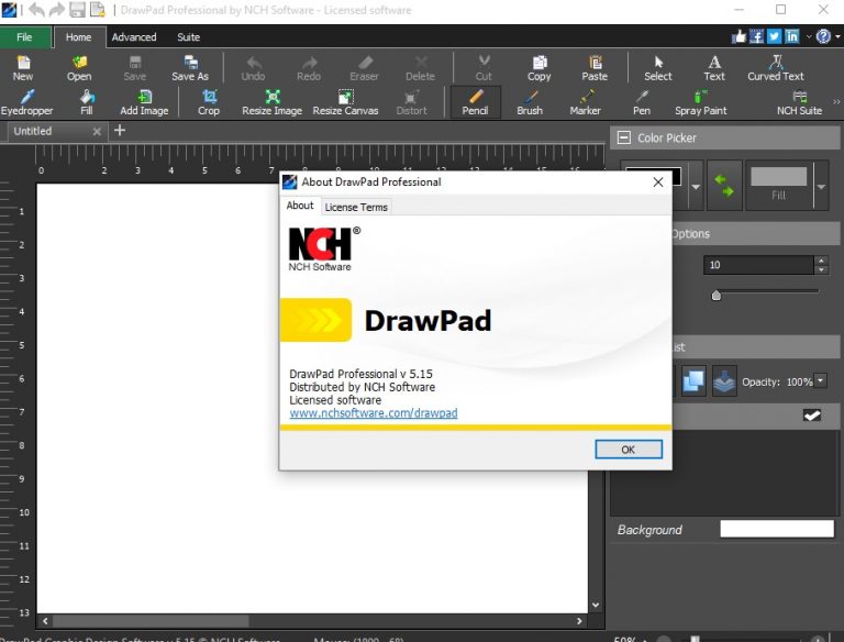 NCH DrawPad Pro 10.43 download the new for windows