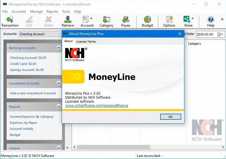 moneyline personal finance software review