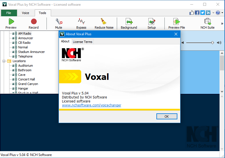 voxal voice changer how to exit
