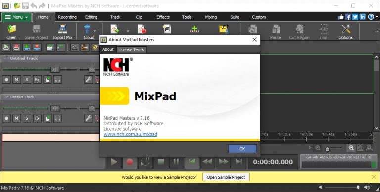 how to use mixpad multitrack recording software