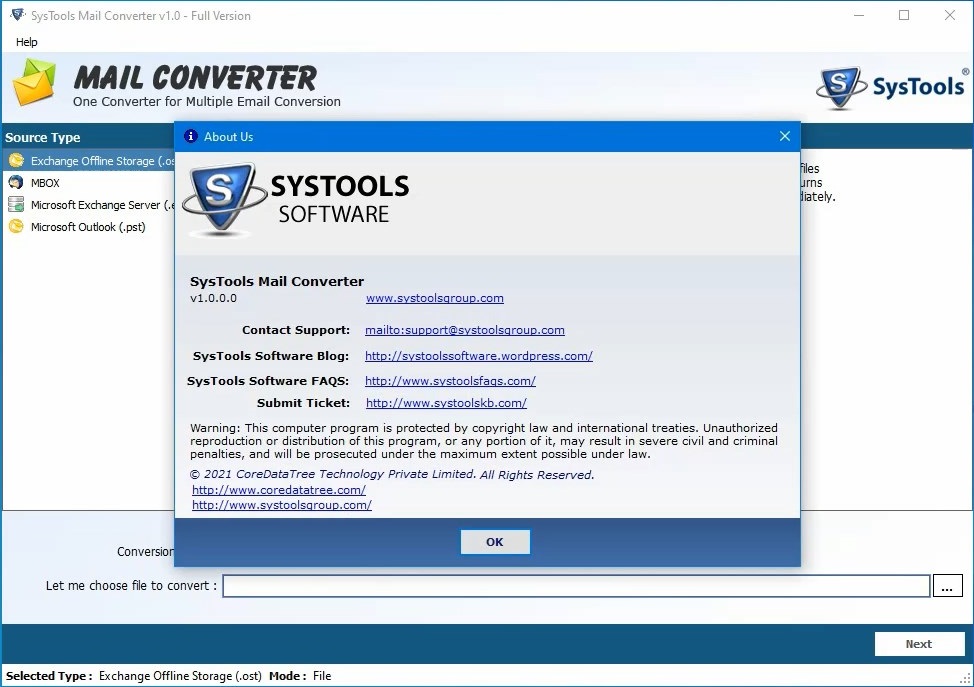 systools dbx to pst converter crack