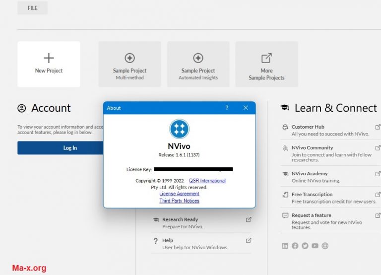 NVivo Plus Release 1.6.1 V20.6.1.1137 Cracked By Abo Jamal
