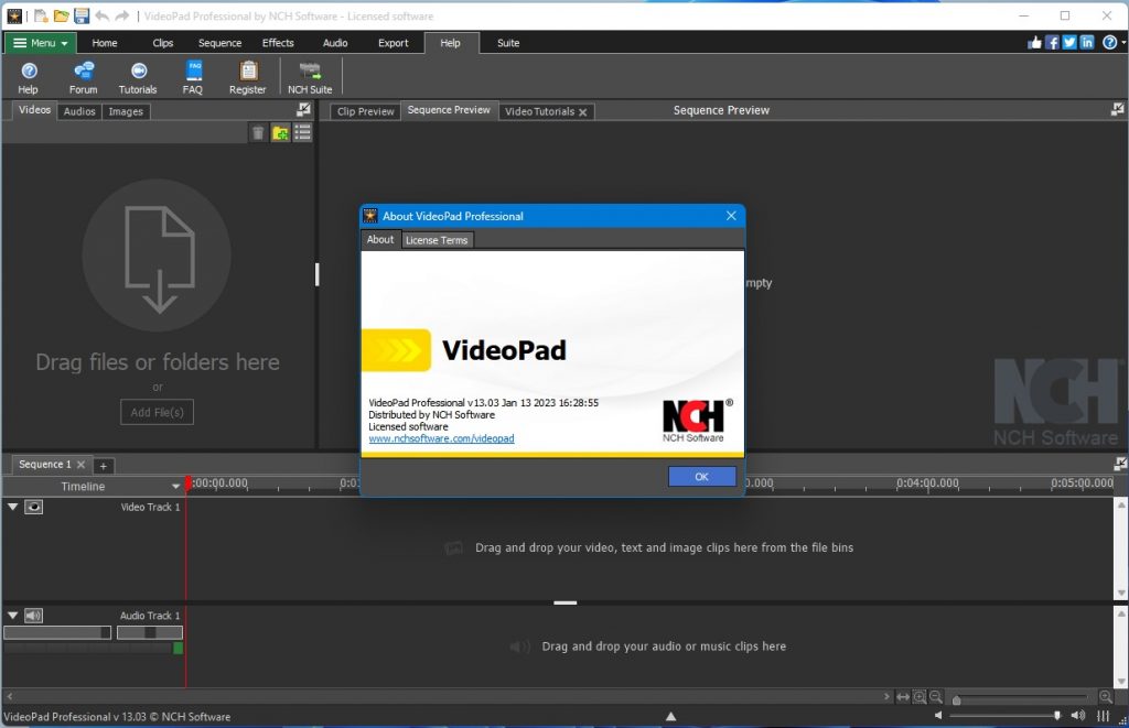 NCH VideoPad Video Editor Pro 13.67 instal the new version for mac