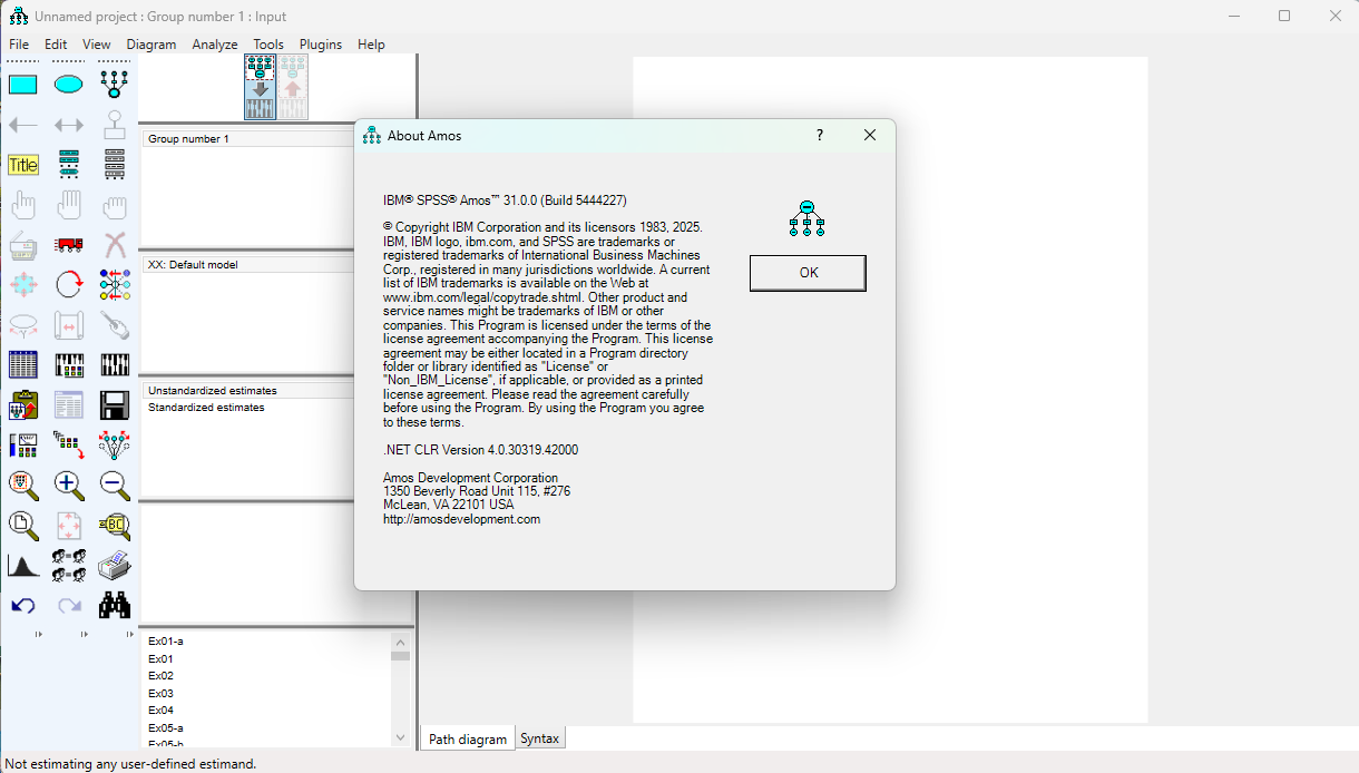 IBM SPSS Amos 31 Full Version