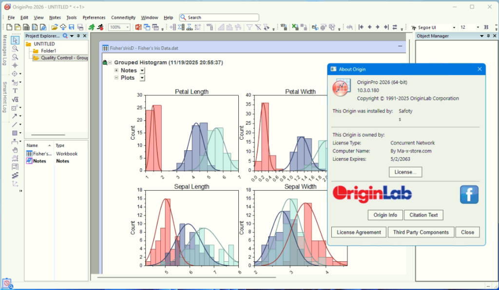 OriginPro 2026 v10.3 Full Version