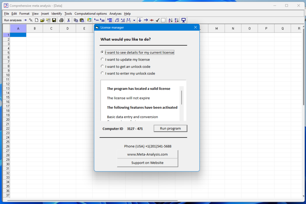 Comprehensive Meta-Analysis V4 Full Free